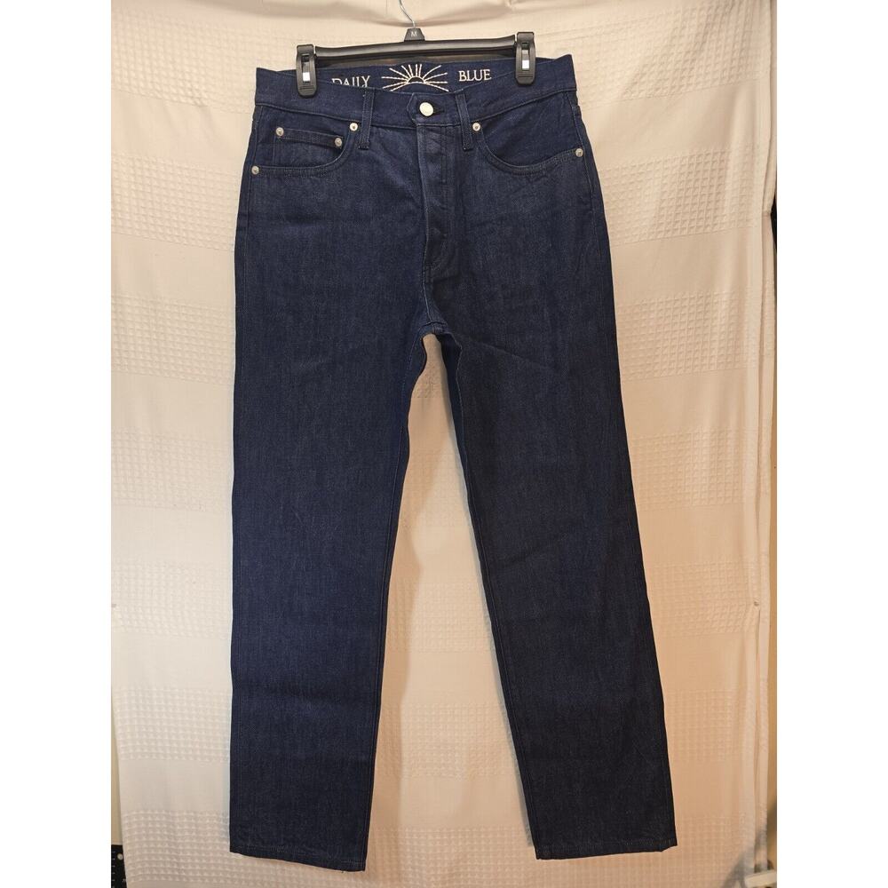 Daily Blue Boost Straight Leg Denim Jeans Women Size 29 Chambray